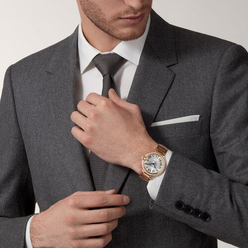 Cartier rose gold ballon bleu store